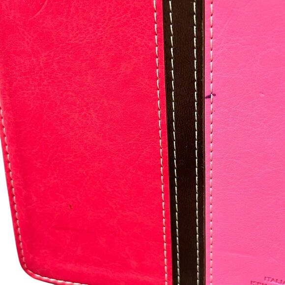 Busy Mom’s Bible New International Version 2011 NIV Pink Red Leather Soft Daily - Picture 7 of 16